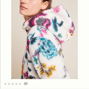 NWT Anthropologie Rosemarie Hooded Sherpa Jacket